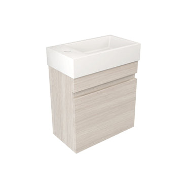 LUKKA | 450mm Coastal Oak Camden Wall Hung Cabinet