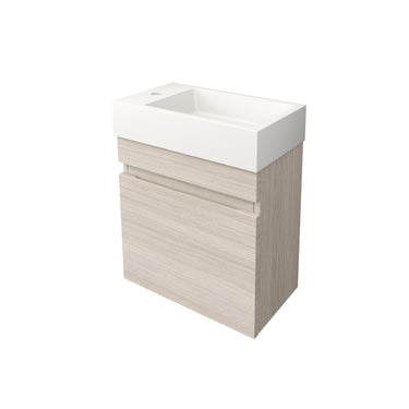 LUKKA | 450mm Coastal Oak Camden Wall Hung Cabinet