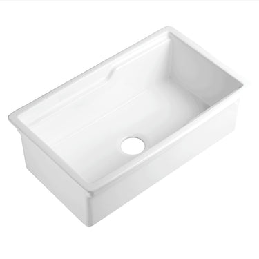 Lukka | 813mm Vorona Fireclay Inset/Undermount Sink