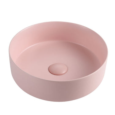 Lucito | 360 Round Above Counter Basin Matte Pink