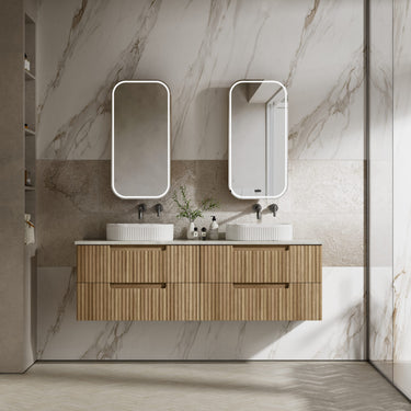 Aulic| 1800mm Lovina Tier Single/Double bowl Wall Hung Vanity