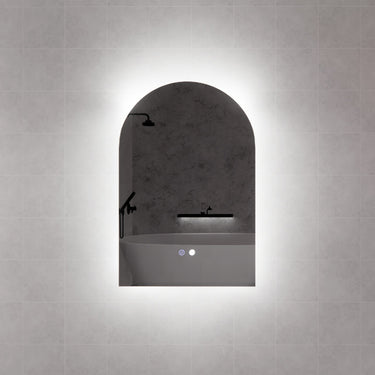 Arched | 600 x 900 mm LED Mirror Three colour option Backlit Arch Led