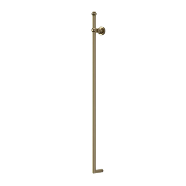 Medoc | Brushed Gold Vertical Heated Towel Rail