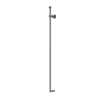Medoc | Brushed Nickel Vertical Heated Towel Rail