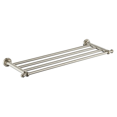 Medoc | Montpellier Brushed Nickel Traditional Towel Rack