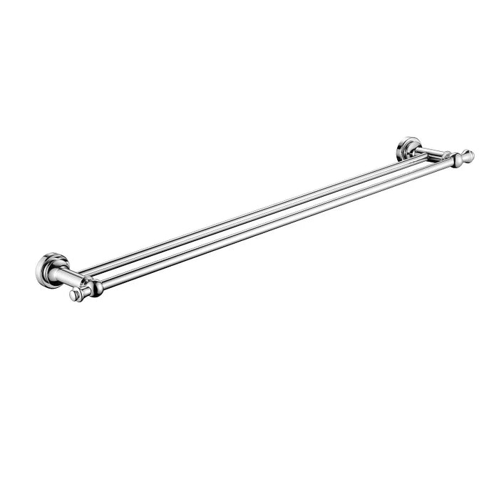 Medoc | Montpellier 750mm Chrome Traditional Double Towel Rail