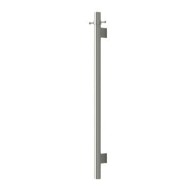 Mirage | Brushed Nickel Vertical Heated Towel Rail
