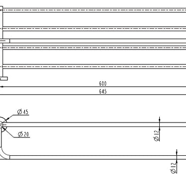 Mirage | Matte Black Bathroom Shelf