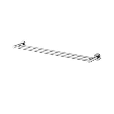 Mirage | Brushed Chrome Double Towel Rail 600mm