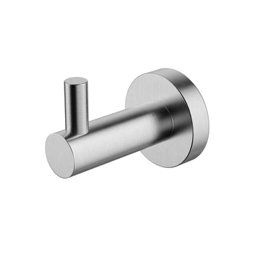 Mirage | Brushed Chrome Single Robe Hook