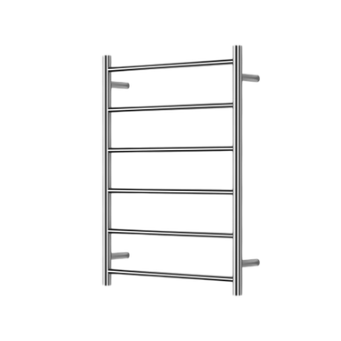 Mirage | Brushed Nickel 6 Bar Heated Towel Rail