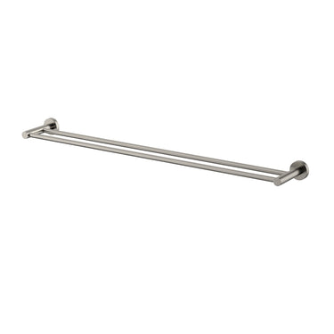 Mirage | Brushed Nickel Double Towel Rail 750mm