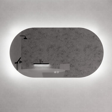 ABS Riva | 1500x800 Oval Backlit LED Mirror