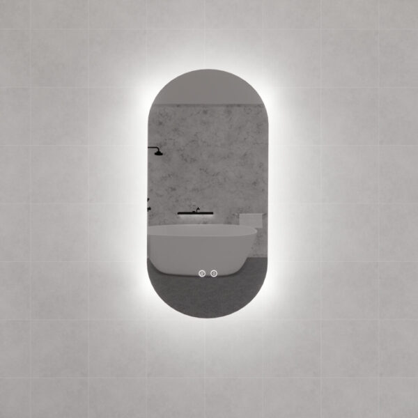 Pill | 450 x 900 mm LED Back Lit Mirror Three Light Temperatures