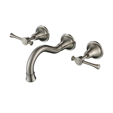 Brushed Nickel Montpellier Wall Spa & Sink Set