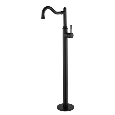 Montpellier | Matte Black Freestanding Bath Mixer