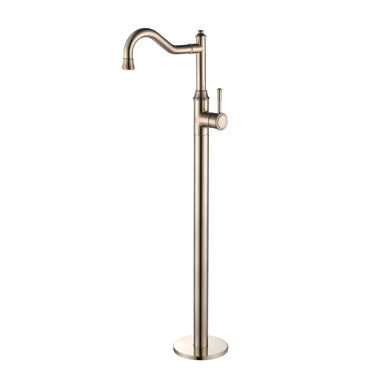 Montpellier | Brushed Nickel Freestanding Bath Mixer