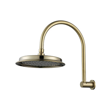 Brushed Bronze Montpellier Shower Arm With Shower Head