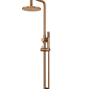 Meir | Round Bronze Combination Shower Rail