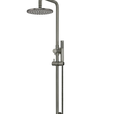 Meir | Round Shadow Gunmetal Combination Shower Rail