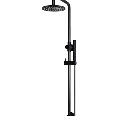 Meir | Round Matte Black Combination Shower Rail