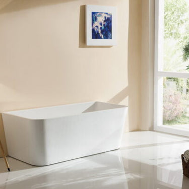 1600 mm Mandy Back to Wall Freestanding Bath Tub