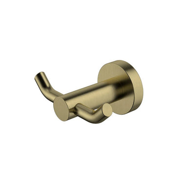 Mirage | Brushed Bronze Double Robe Hook