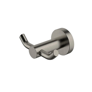 Mirage | Brushed Nickel Double Robe Hook