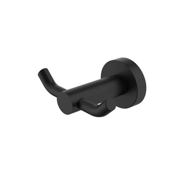 Mirage | Matte Black Double Robe Hook