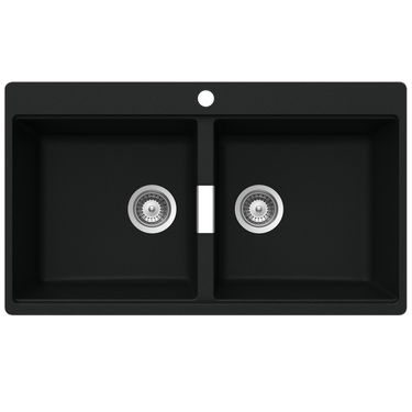 Schock Magma Double 1TH Bowl Kitchen & Laundry Sink