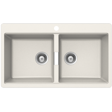 Schock Double Bowl 1TH Polaris Kitchen & Laundry Sink