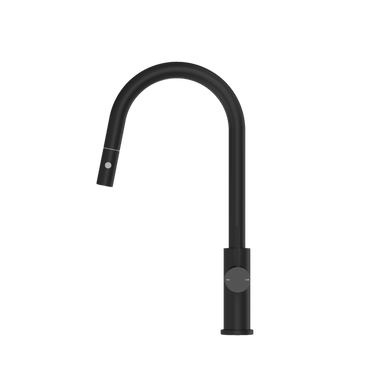 Mecca | Matte Black Pull out sink mixer with vegie spray function