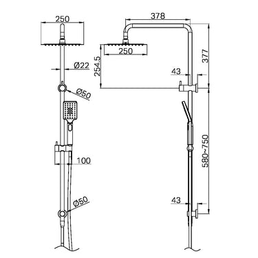 Nero | Matte Black Nickel Bathroom Package