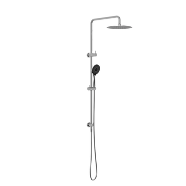 Project | Round Chrome Twin Shower 4 Star Rating