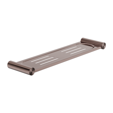 Mecca | Metal Shower Shelf Brushed Bronze