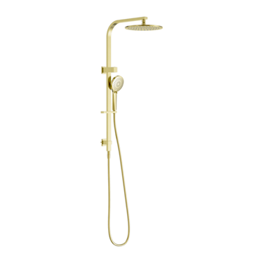 Bianca | Brushed Gold Twin Shower Set Round Head