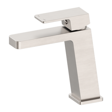 Celia Basin Mixer Angle Spout Brushed Nickel