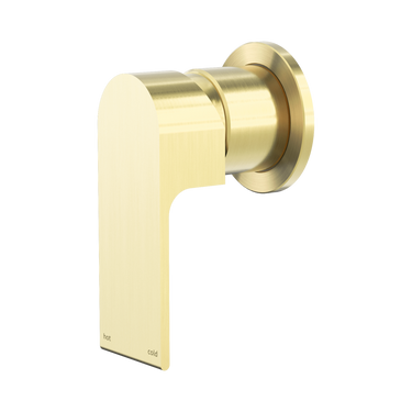 Bianca | Brushed Gold Shower Mixer With 60mm Plate