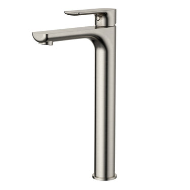 Nova | Brushed Nickel High Rise Basin Mixer