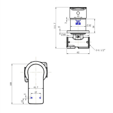 Nova | Chrome Shower Mixer