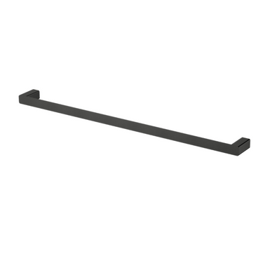 Nova | Matte Black Single Towel Rail 750mm