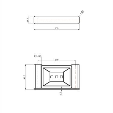 Nova | Chrome Soap Dish