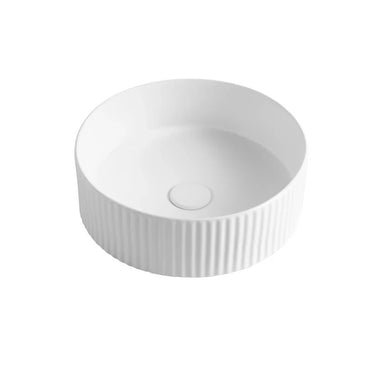 Otti Australia | Marlo Round Matte White Fluted Basin