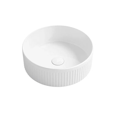 Otti Australia | Oxford Round Gloss White Fluted Basin