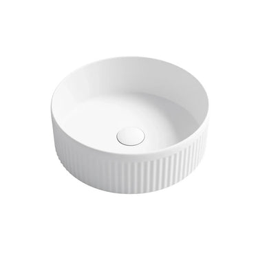 Otti Australia | Oxford Round Matte White Fluted Basin