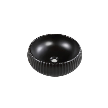 Ceto | Cascade Above Counter Matte Black Basin
