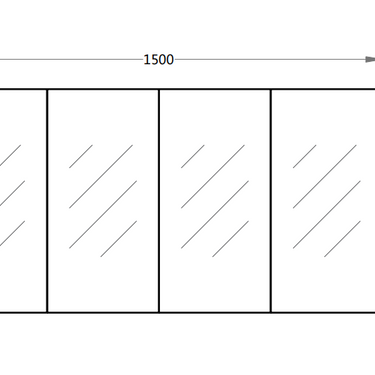 Lukka | 1500mm Alpha PVC Shaving Cabinets