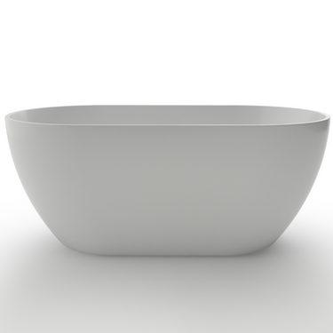 Polino | 1400mm Lucite Freestanding Bath Gloss White