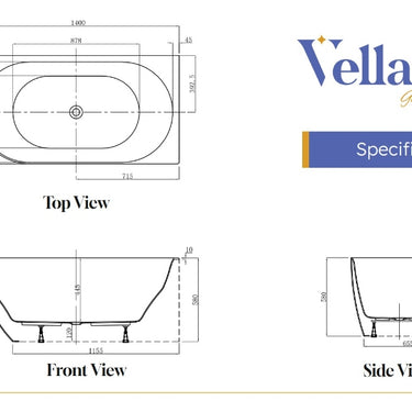 Polino | 1400 Right Hand Corner Lucite Freestanding Bath Gloss White