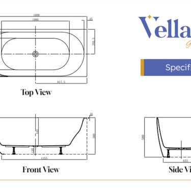 Polino | 1600 Right Hand Corner Lucite Freestanding Bath Matte White